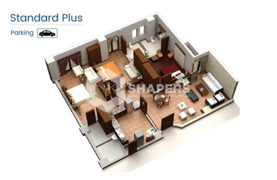 Lifestyle Residency 3 Bed Type A Standard Plus Apartment